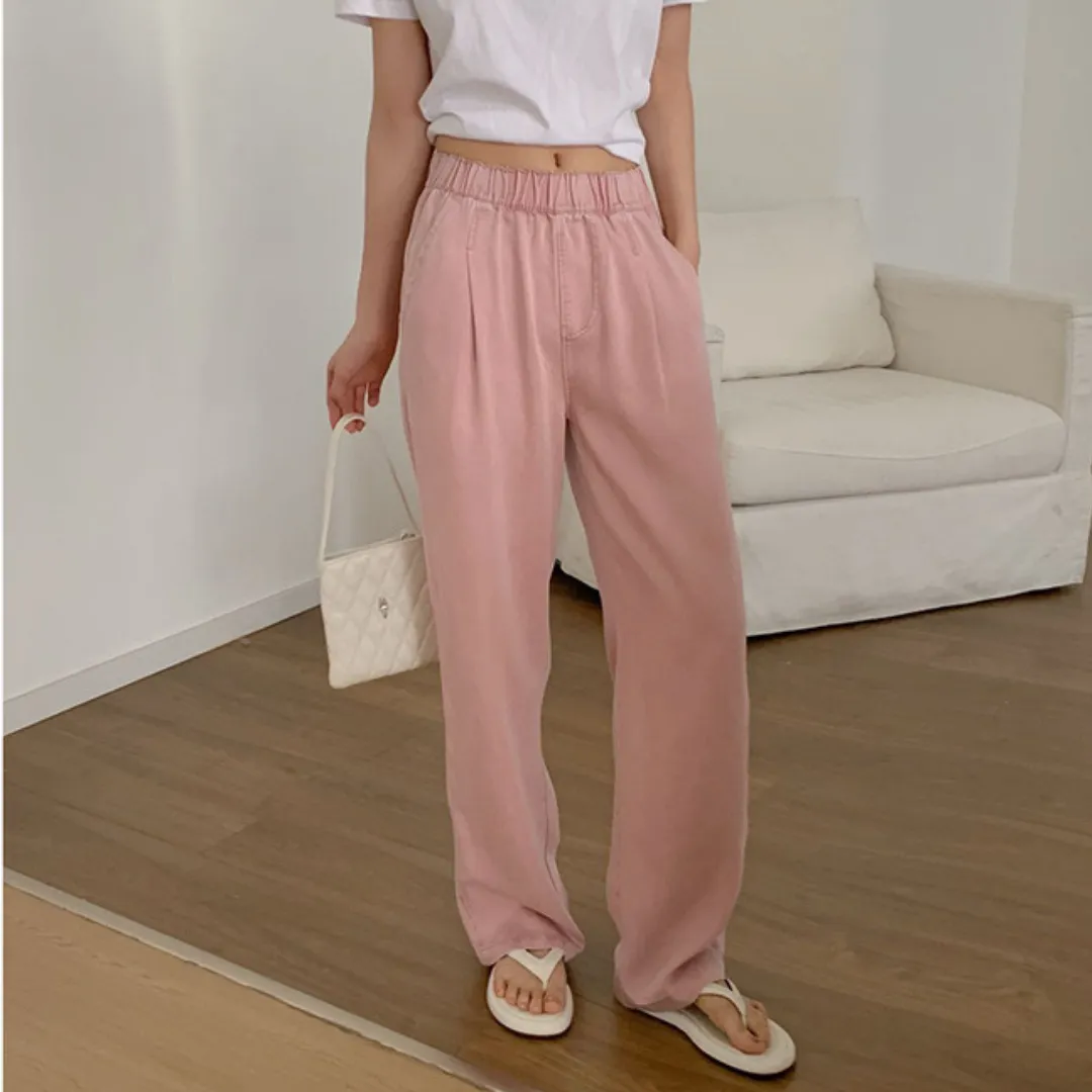 空气裤. 天丝直筒裤 Airy Pants Tencel Straight Pants