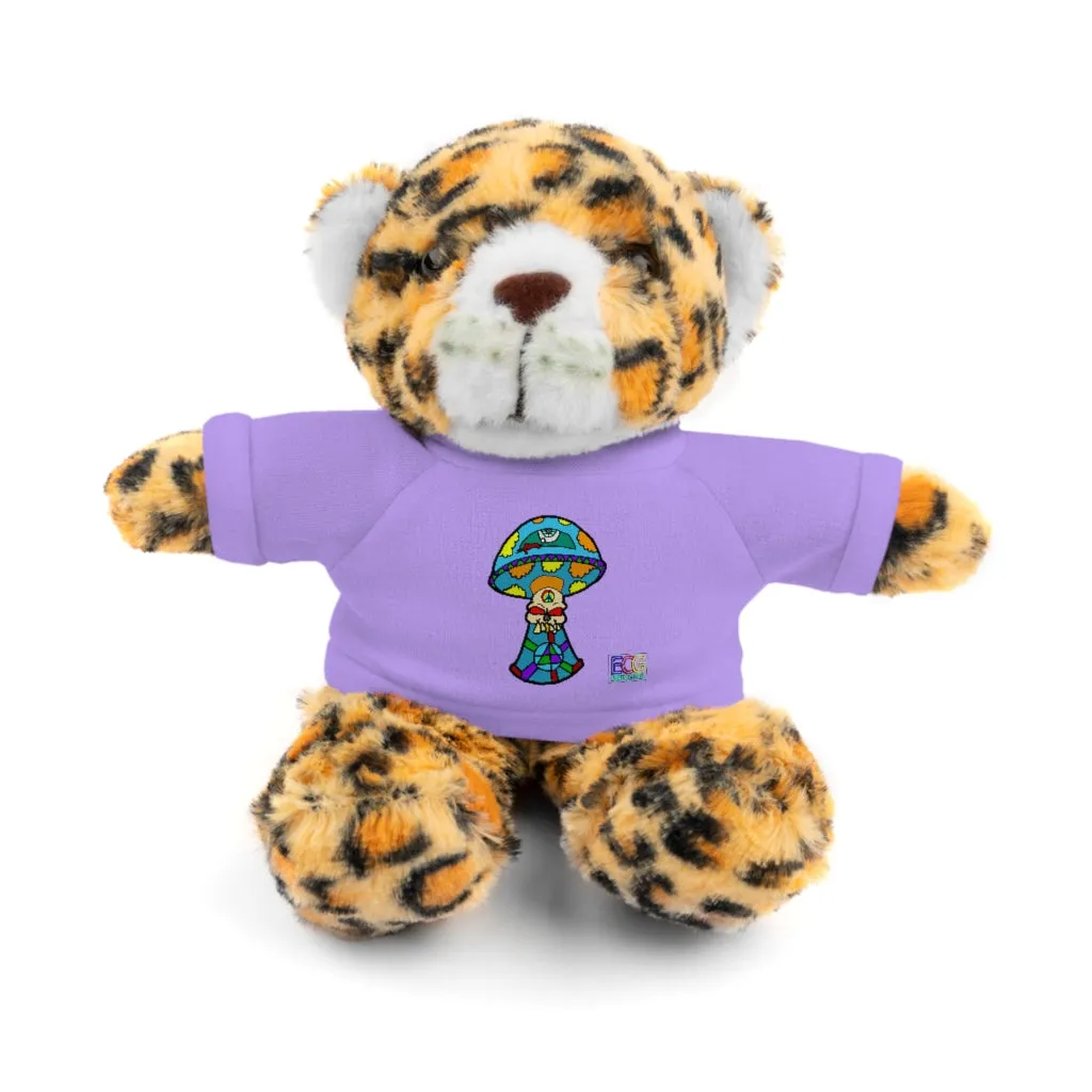 Multicolored Skull Shroom Stuffed Animals with Tee