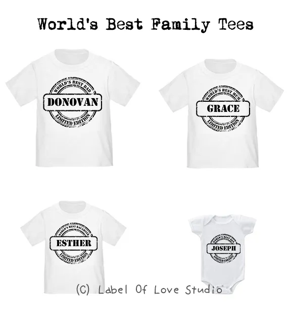 World's Best Family Tees
